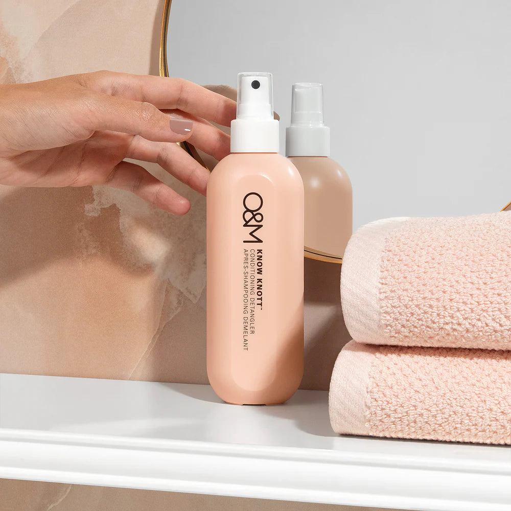 O&M Know Knott Detangler Spray 250ml – Low-Toxic Ontwar- & Stylingboost voor Krullen