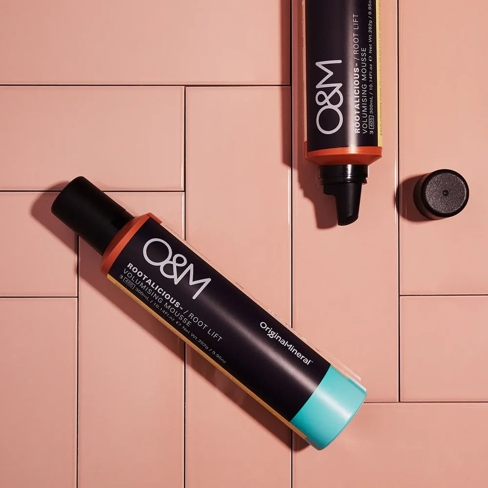 O&M Rootalicious Root Lift 300ml – Low-Toxic Volume Boost voor Krullen & Fijn Haar