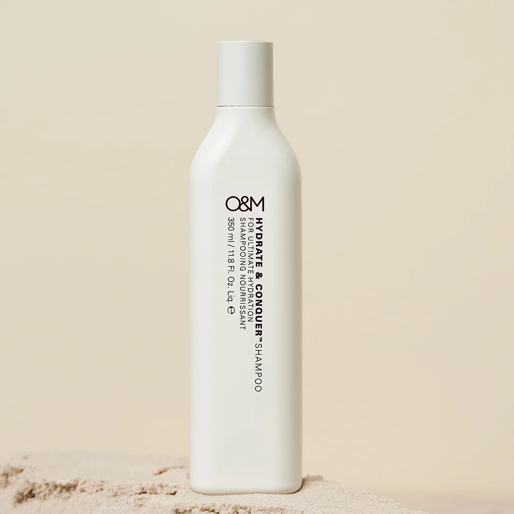 O&M Hydrate & Conquer Shampoo 350ml – Hydraterende Krullenshampoo Zonder Sulfaten