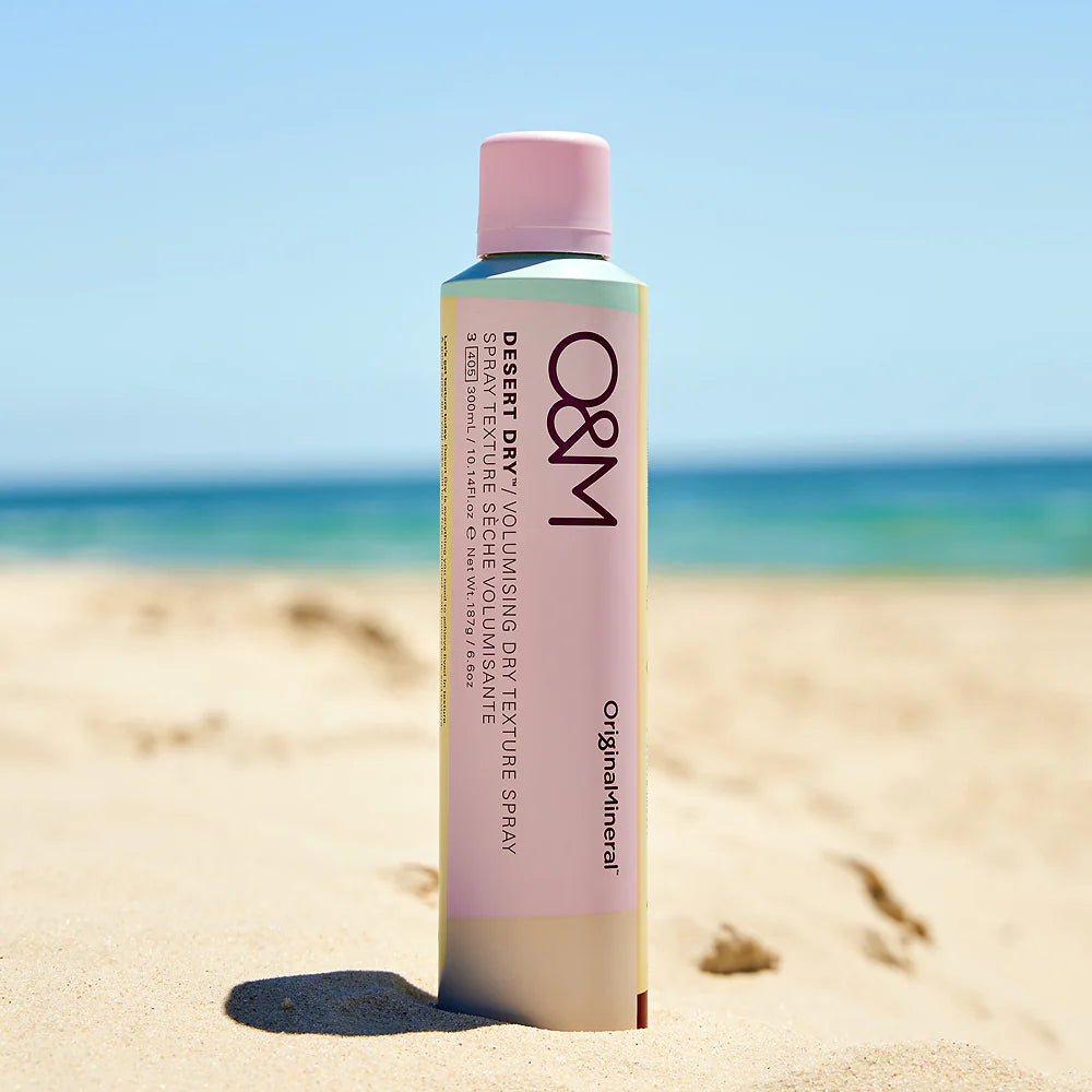 O&M Desert Dry Texture Spray 300ml – Low-Toxic Texturizing Spray voor Krullen & Beach Look